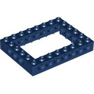 LEGO Dark Blue Technic, Brick 6 x 8 Open Center 32532 - 4529275