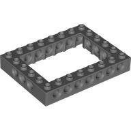 LEGO Dark Bluish Gray Technic, Brick 6 x 8 Open Center 32532 - 4210937