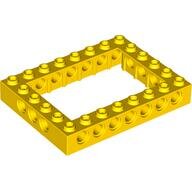 LEGO Yellow Technic, Brick 6 x 8 Open Center 32532 - 4162899