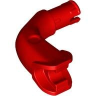 LEGO Red Arm and Hand Long with Pin - Horizontal Grip 1881 - 6398541