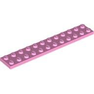 LEGO Bright Pink Plate 2 x 12 2445 - 4625631