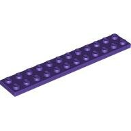 LEGO Dark Purple Plate 2 x 12 2445 - 6338909