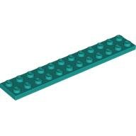 LEGO Dark Turquoise Plate 2 x 12 2445 - 6453950