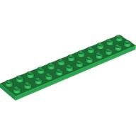 LEGO Green Plate 2 x 12 2445 - 6218146