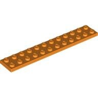 LEGO Orange Plate 2 x 12 2445 - 6313826