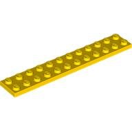 LEGO Yellow Plate 2 x 12 2445 - 4552336