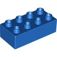 LEGO Blue Duplo, Brick 2 x 4 3011 - 301123