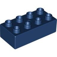 LEGO Dark Blue Duplo, Brick 2 x 4 3011 - 4222126