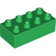 LEGO Green Duplo, Brick 2 x 4 3011 - 301128
