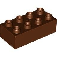 LEGO Reddish Brown Duplo, Brick 2 x 4 3011 - 6224248