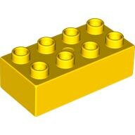 LEGO Yellow Duplo, Brick 2 x 4 3011 - 301124