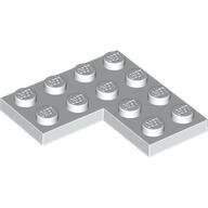 LEGO White Plate 4 x 4 Corner 2639 - 4508662