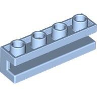 LEGO Bright Light Blue Brick, Modified 1 x 4 with Groove 2653 - 6372234