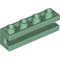 LEGO Sand Green Brick, Modified 1 x 4 with Groove 2653 - 6407809