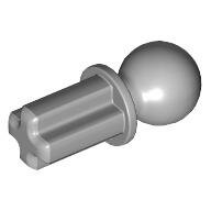 LEGO Light Bluish Gray Technic, Axle 1L with Tow Ball 2736 - 4211375