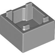 LEGO Light Bluish Gray Container, Box 2 x 2 x 1 - Top Opening with Raised Inner Bottom 2821 - 6435835