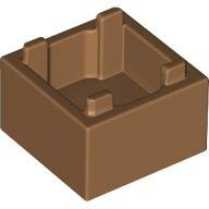 LEGO Medium Nougat Container, Box 2 x 2 x 1 - Top Opening with Raised Inner Bottom 2821 - 6435640