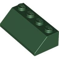 LEGO Dark Green Slope 45 2 x 4 3037 - 4264401
