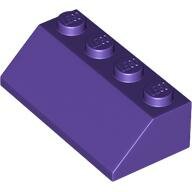 LEGO Dark Purple Slope 45 2 x 4 3037 - 6250171