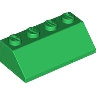 LEGO Green Slope 45 2 x 4 3037 - 4141737