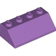 LEGO Medium Lavender Slope 45 2 x 4 3037 - 6109901