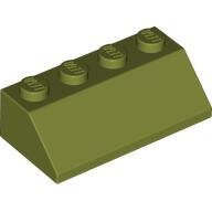 LEGO Olive Green Slope 45 2 x 4 3037 - 6398465