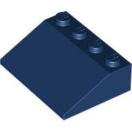 LEGO Dark Blue Slope 33 3 x 4 3297 - 4226907