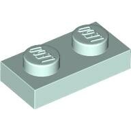 LEGO Light Aqua Plate 1 x 2 3023 - 6146701