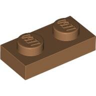 LEGO Medium Nougat Plate 1 x 2 3023 - 6218360