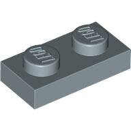 LEGO Sand Blue Plate 1 x 2 3023 - 4167468
