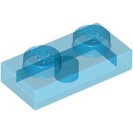 LEGO Trans-Dark Blue Plate 1 x 2 3023 - 4260426