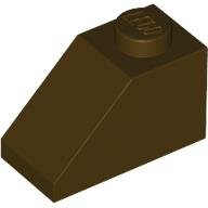 LEGO Dark Brown Slope 45 2 x 1 3040 - 4518557