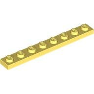 LEGO Bright Light Yellow Plate 1 x 8 3460 - 6248761