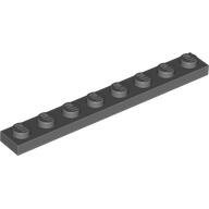 LEGO Dark Bluish Gray Plate 1 x 8 3460 - 4210998
