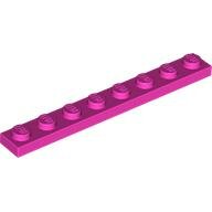 LEGO Dark Pink Plate 1 x 8 3460 - 6173825