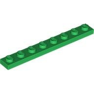 LEGO Green Plate 1 x 8 3460 - 346028