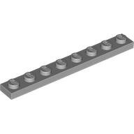 LEGO Light Bluish Gray Plate 1 x 8 3460 - 4211425