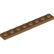 LEGO Medium Nougat Plate 1 x 8 3460 - 6347603