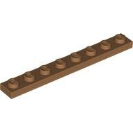 LEGO Medium Nougat Plate 1 x 8 3460 - 6347603