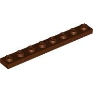 LEGO Reddish Brown Plate 1 x 8 3460 - 4216945