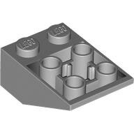 LEGO Light Bluish Gray Slope, Inverted 33 3 x 2 with Flat Bottom Pin and Connections between Studs 3747b - 4211570