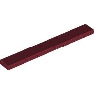 LEGO Dark Red Tile 1 x 8 4162 - 4261701