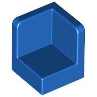 LEGO Blue Panel 1 x 1 x 1 Corner 6231 - 6055424