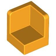 LEGO Bright Light Orange Panel 1 x 1 x 1 Corner 6231 - 6328165