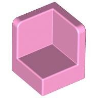 LEGO Bright Pink Panel 1 x 1 x 1 Corner 6231 - 4655258