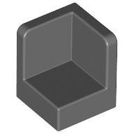 LEGO Dark Bluish Gray Panel 1 x 1 x 1 Corner 6231 - 4215347