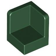 LEGO Dark Green Panel 1 x 1 x 1 Corner 6231 - 4528712