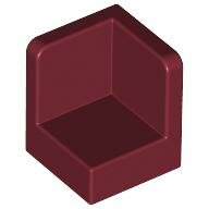 LEGO Dark Red Panel 1 x 1 x 1 Corner 6231 - 4164227