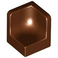 LEGO Reddish Brown Panel 1 x 1 x 1 Corner 6231 - 4645400