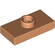 LEGO Nougat Plate, Modified 1 x 2 with 1 Stud with Groove and Bottom Stud Holder (Jumper) 15573 - 6330418
